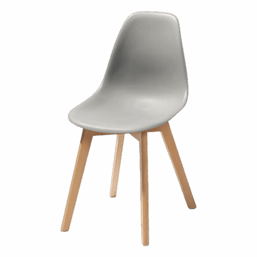 Keeve Stapelstuhl Grau