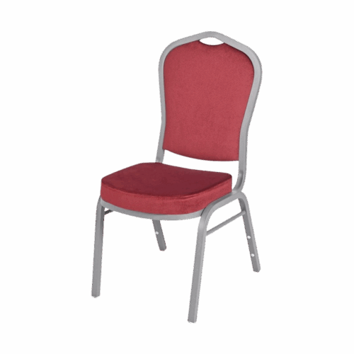 Bankettstuhl Maestro Aluminium M01A Rot stapelbar – Bild 1