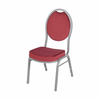 Bankettstuhl Maestro Aluminium M02A Rot stapelbar