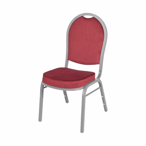 Bankettstuhl Maestro Aluminium M04A Rot stapelbar