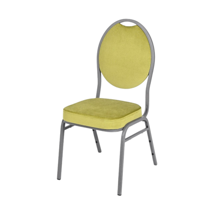 Bankettstuhl Maestro Stahl M02S Limonengras stapelbar