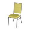 Bankettstuhl Maestro Stahl M05S Limonengras stapelbar