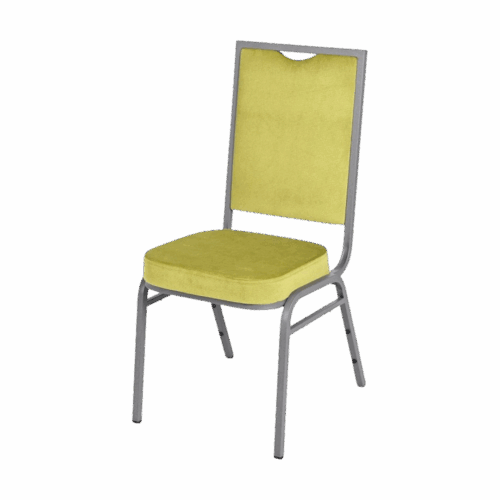 Bankettstuhl Maestro Stahl M05S Limonengras stapelbar