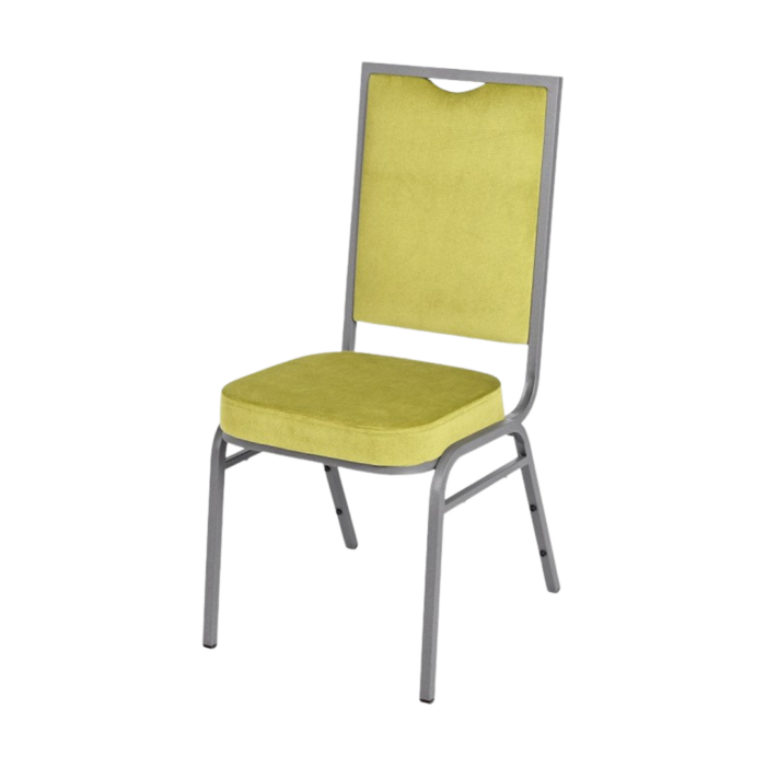 Bankettstuhl Maestro Stahl M05S Limonengras stapelbar