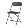 Klappstuhl Poly 7 Schwarz