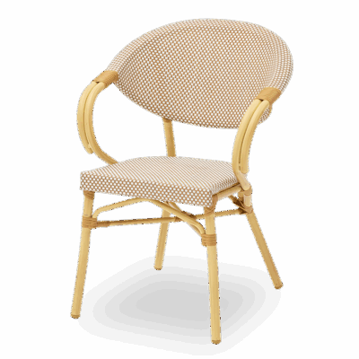 Technorattan-Stuhl CAMILLO Beige