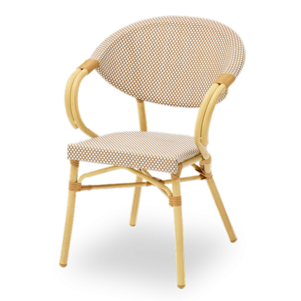 Technorattan-Stuhl CAMILLO Beige
