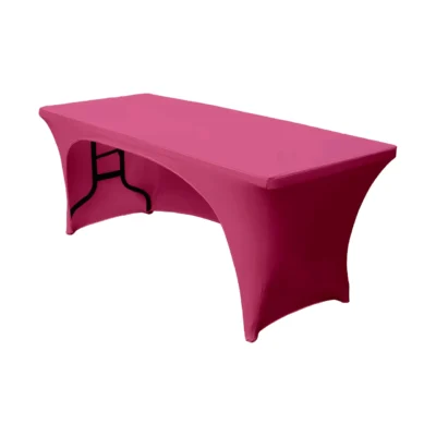 Konferenz tischhusse pink