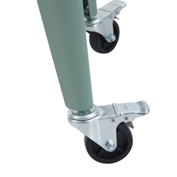 91351 icy rolling cooler cart green 7 detail