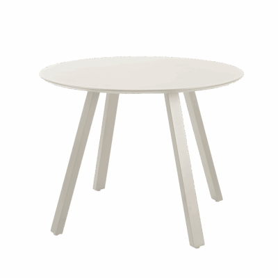 Gartentisch Halo 100 cm rund Beige