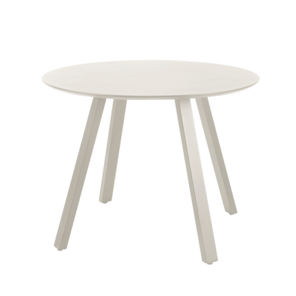 Gartentisch Halo 100 cm rund Beige