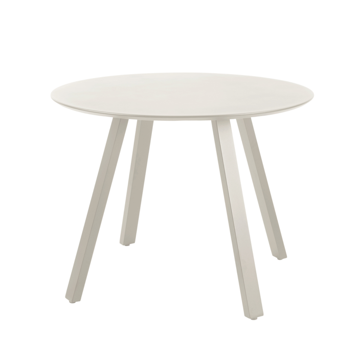 Gartentisch Halo 100 cm rund Beige