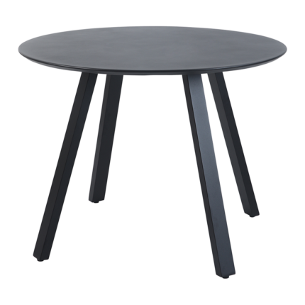 Gartentisch Halo 100 cm rund Schwarz