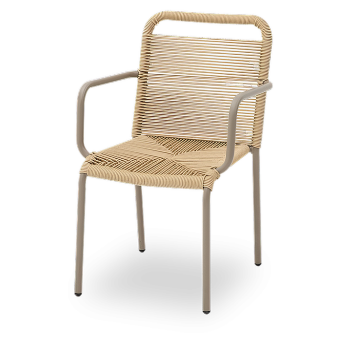 Technorattan-Stuhl MARCELLO Beige