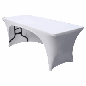 Tischhusse Madrid Weiss