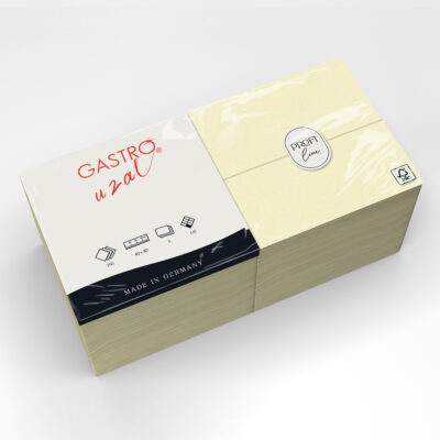 Zelltuchservietten Butter Cream