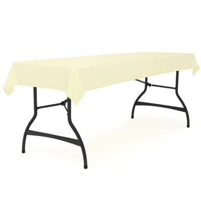 Festzeltgarniturtischdecke creme