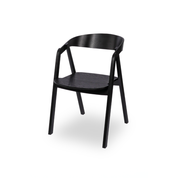 holz restaurantstuhl futura schwarz 3