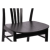 Holz Restaurantstuhl SCANDI Schwarz