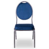 Bankettstuhle Herman Blau Velours