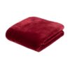 Mikroflauschdecke Premium-Cashmerefeeling Rot (3 Größen)