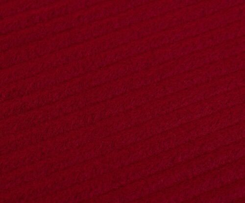 Fleece-Decke STOLA Cordoptik Bordeaux – Bild 2