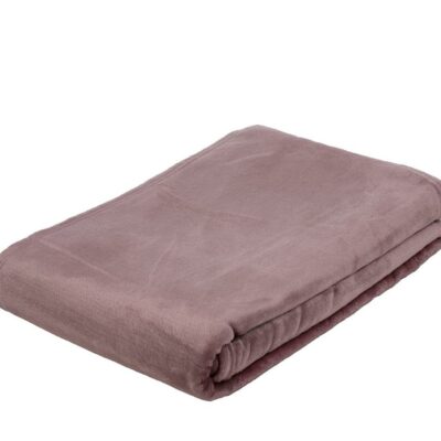 Mikroflauschdecke Memphis-Premium Altrosa