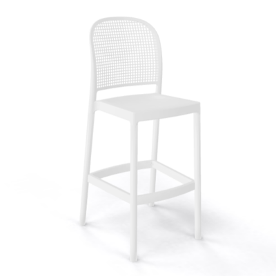 Barhocker Panama Weiß