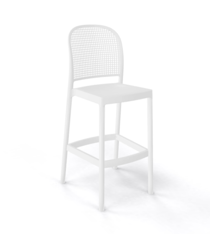 Barhocker Panama Weiß