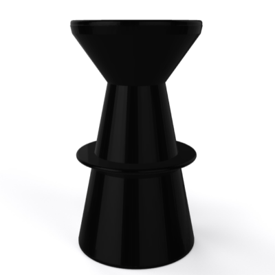 Barhocker Roller 75 Schwarz