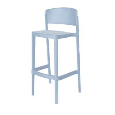 Barhocker Abuela 67 Blassblau