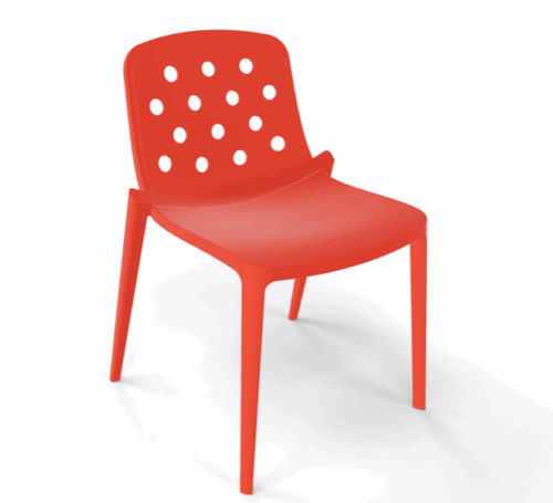 Stuhl Isidora Rot – Bild 1