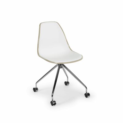 Stuhl Eos-O – Weiß/Beige