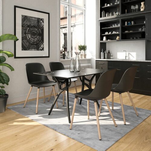 Stuhl Shell N – Schwarz – Bild 4