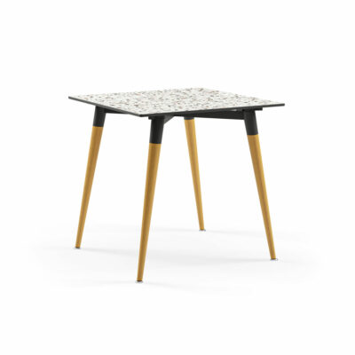 Quadratischer Tisch Lamax V2 Weiß Terrazzo (2 Größen)