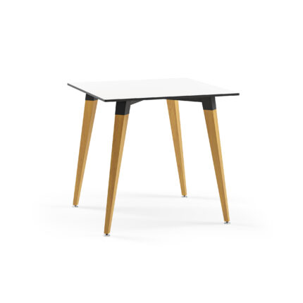 Quadratischer Tisch Holz Lamax Y Weiß