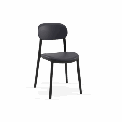Stuhl Ali Pad – Anthrazit/Schwarz