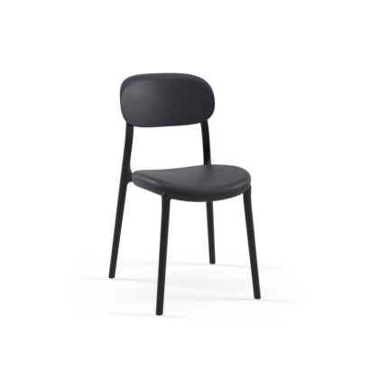 Stuhl Ali Pad – Anthrazit/Schwarz