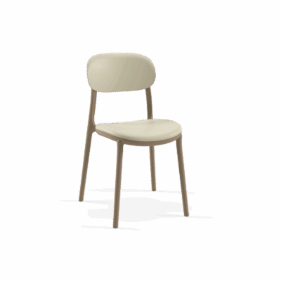 Stuhl Ali Pad – Beige/Kaffee