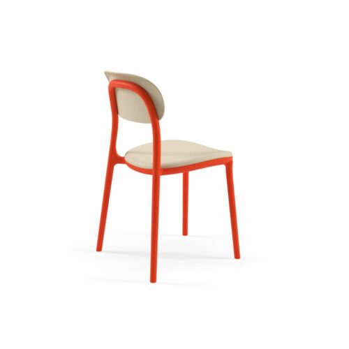 Stuhl Ali Pad – Orange/Beige – Bild 3