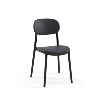 Stuhl Duo – Anthrazit/Schwarz