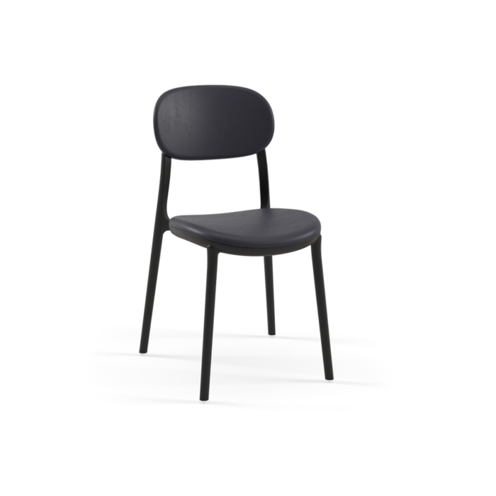 Stuhl Duo – Anthrazit/Schwarz