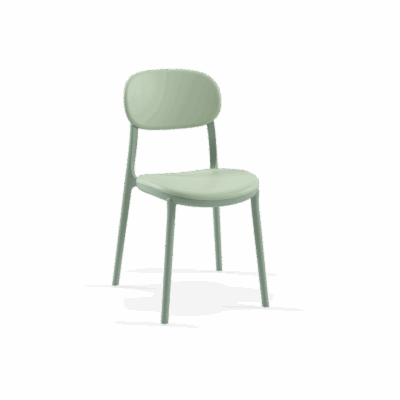 Gastro Stuhl Duo – Nilgrün