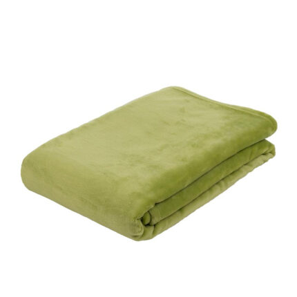 Mikroflauschdecke Memphis-Premium Grün