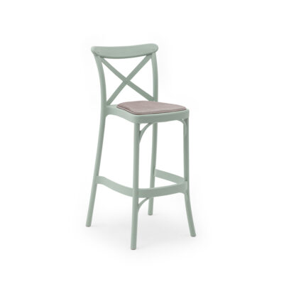 Barhocker Capri Pad Nilgrün 75 CM