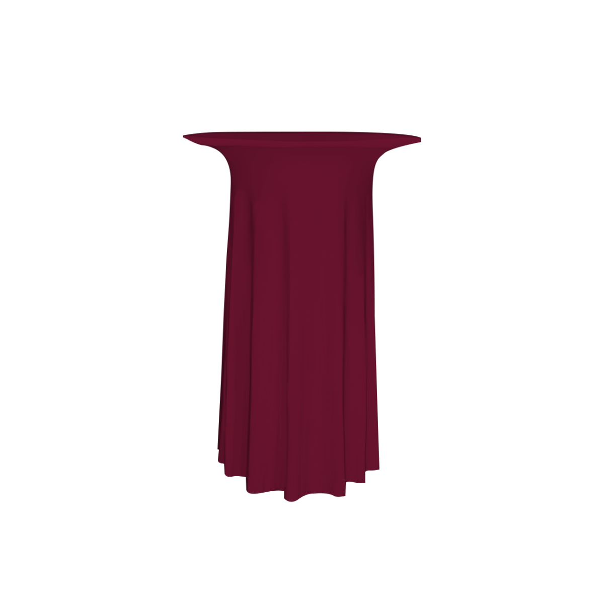 stehtischhusse 60 - 80 cm bordeaux