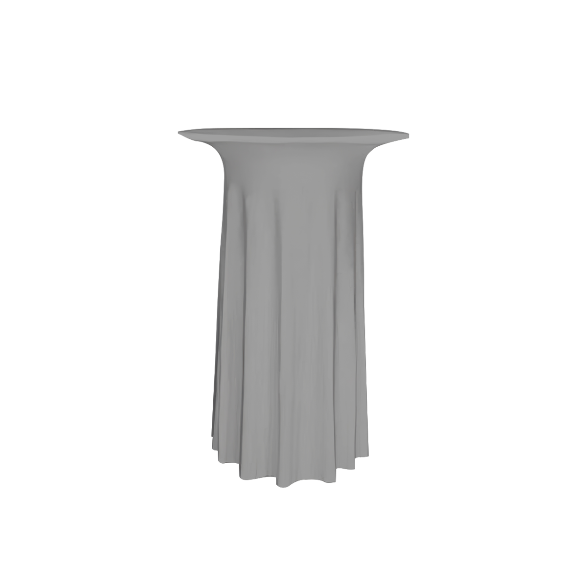 stehtischhusse 80 cm grau