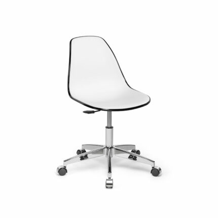 Stuhl Eos Office – Weiß/Schwarz