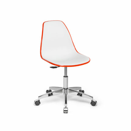 Stuhl Eos Office – Weiß/Orange
