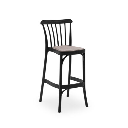 Barhocker GOZO Pad Schwarz 75 CM